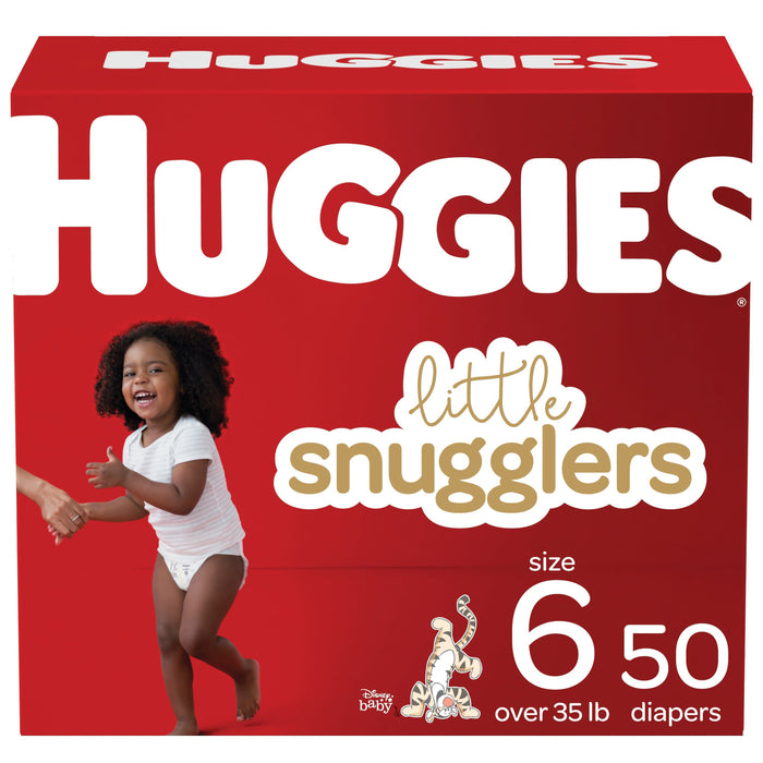 Huggies Little Snugglers Latex Free Diapers Size 6; Count 50