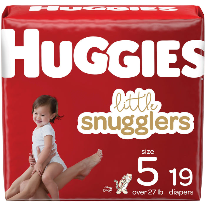 Huggies Little Snugglers Baby Diapers Size 5; Count 19