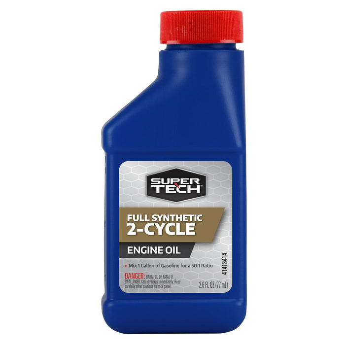 Super Tech Synthetic 2-Cycle Engine Oil, 2.6 oz bottle