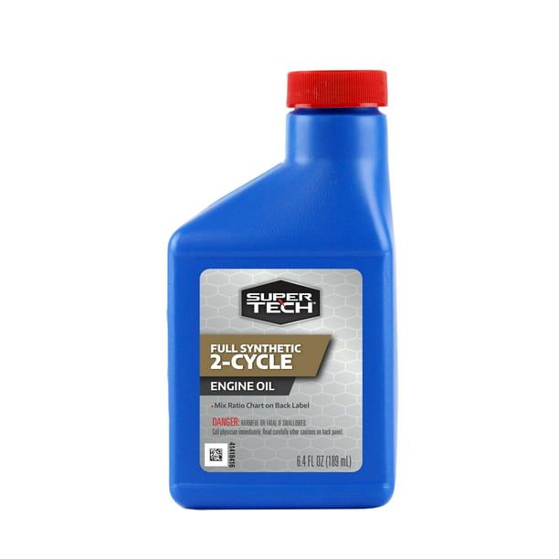 Super Tech Synthetic 2-Cycle Engine Oil, 6.4 oz bottle