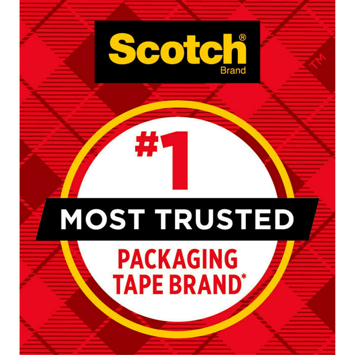 Scotch Heavy Duty Packaging Tape with Dispenser, Clear, 1.88" x 38.2 yd., 1 Total