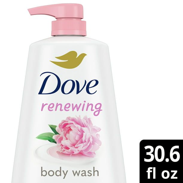 Dove Renewing Liquid Body Wash with Pump Peony and Rose Oil, 30.6 oz