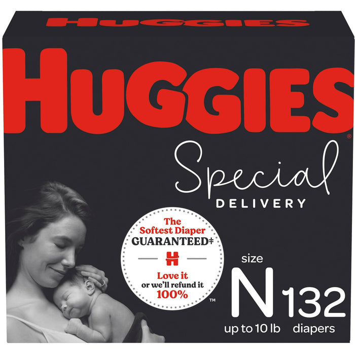 Huggies Special Delivery Hypoallergenic Baby Diapers Size Newborn; 132 Count