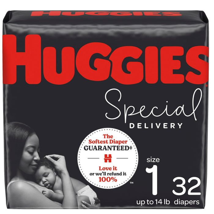 Huggies Special Delivery Hypoallergenic Baby Diapers Size 1; 32 Count