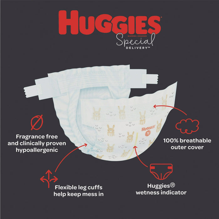 Huggies Special Delivery Hypoallergenic Baby Diapers Size 1; 32 Count