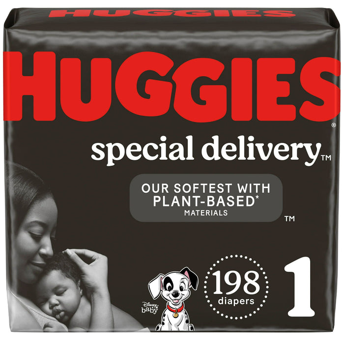 Huggies Special Delivery Hypoallergenic Baby Diapers Size 1; 198 Count