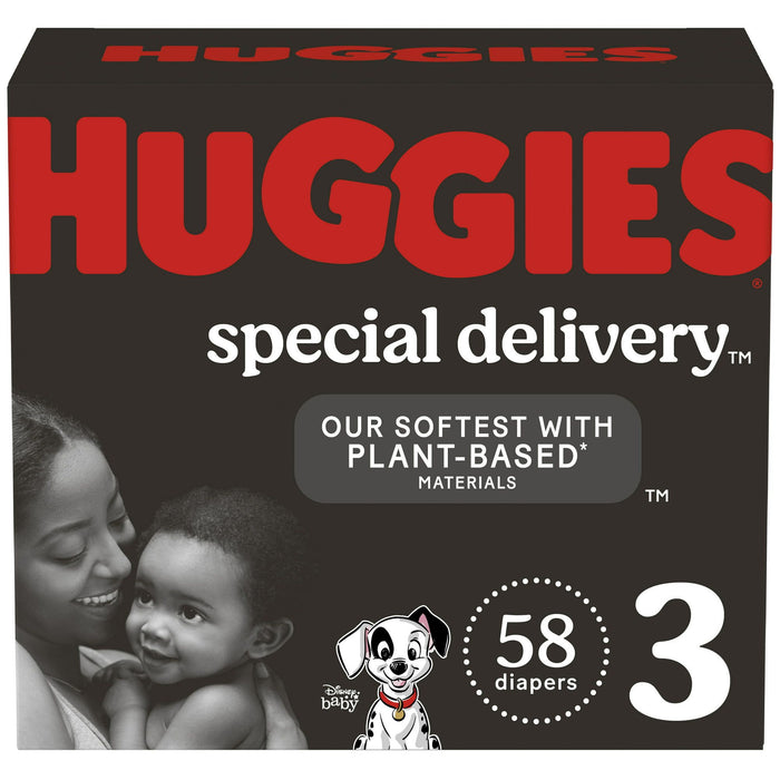 Huggies Special Delivery Hypoallergenic Baby Diapers Size 3; 58 Count