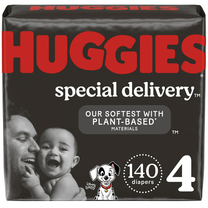 Huggies Special Delivery Hypoallergenic Baby Diapers Size 4; 140 Count