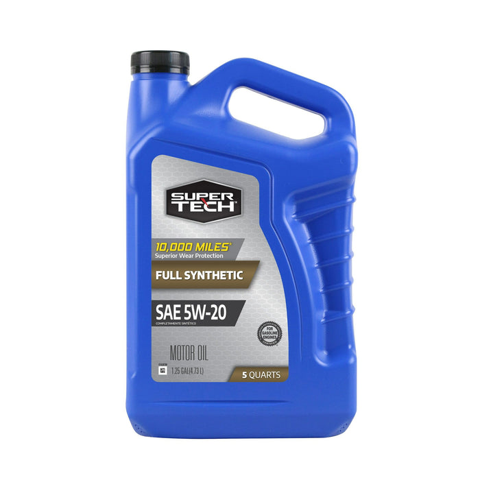 Super Tech Full Synthetic SAE 5W-20 Motor Oil, 5 Quarts