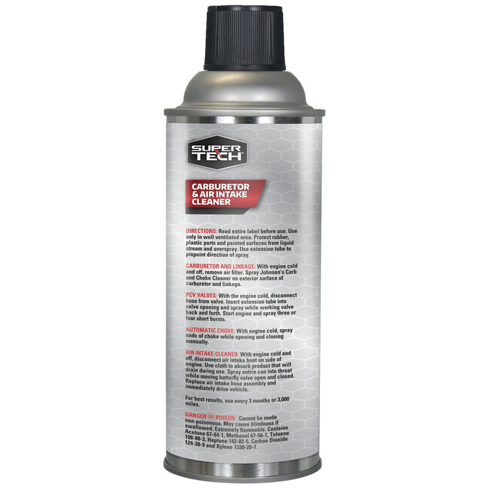 Super Tech VOC-Compliant Carb and Air Intake Cleaner 12.5 oz