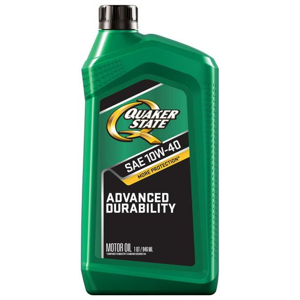 Quaker State Conventional Synthetic Blend 10W-40 Motor Oil, 1 Quart