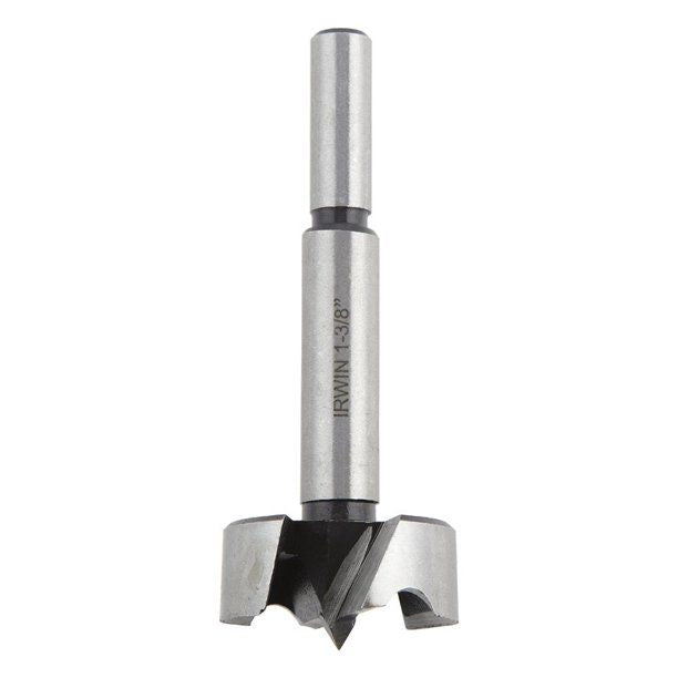 Irwin Marples 1 3/8 in. Dia. x 6 in. L Carbon Steel Forstner Drill Bit 3/8 in. Round Shank 1 pc.