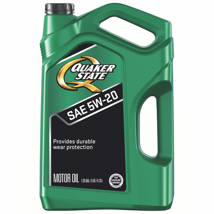 Quaker State Conventional Synthetic Blend 5W-20 Motor Oil, 5 Quart