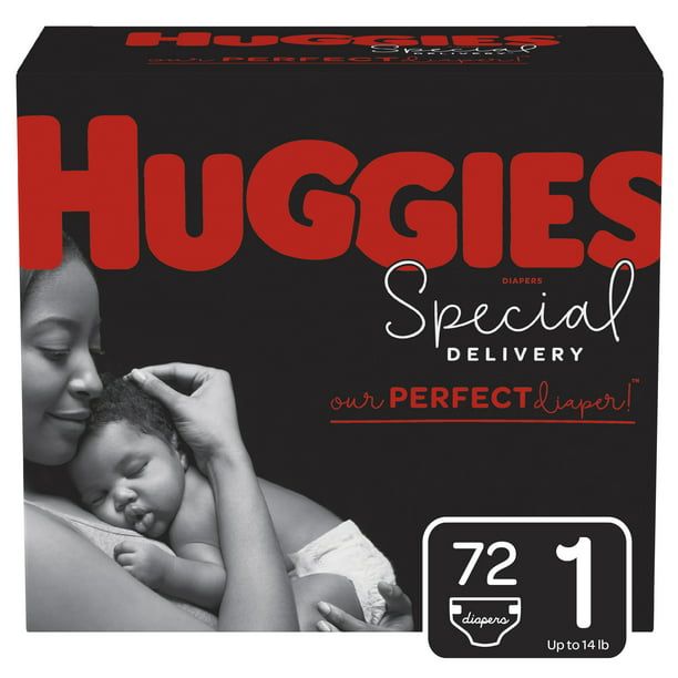 Huggies Special Delivery Hypoallergenic Baby Diapers Size 1; Count 72