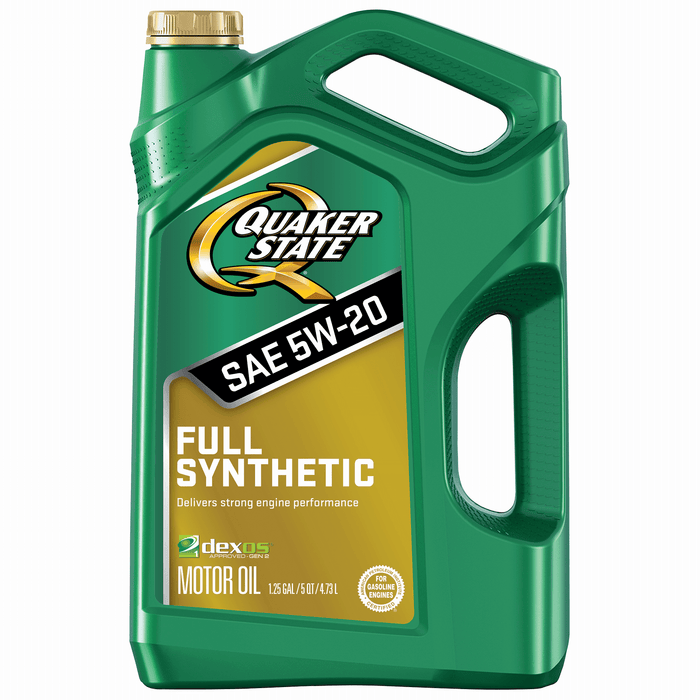 Quaker State Full Synthetic 5W-20 Motor Oil, 5-Quart