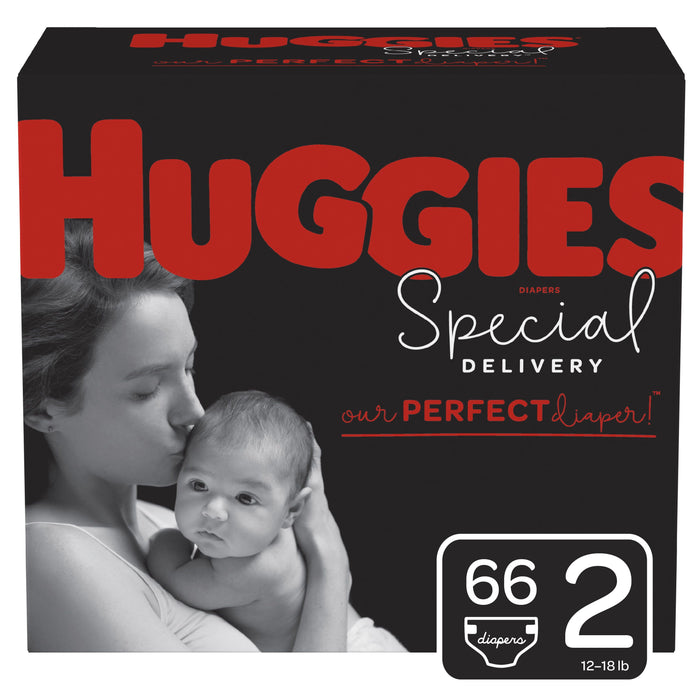 Huggies Special Delivery Hypoallergenic Baby Diapers Size 2; Count 66