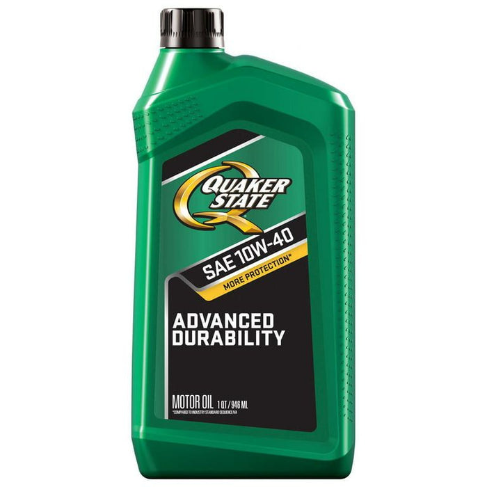 Quaker State Conventional Synthetic Blend 10W-40 Motor Oil, 1 Quart