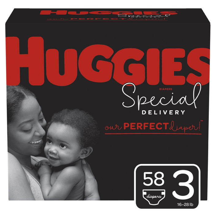 Huggies Special Delivery Hypoallergenic Baby Diapers Size 3; Count 58