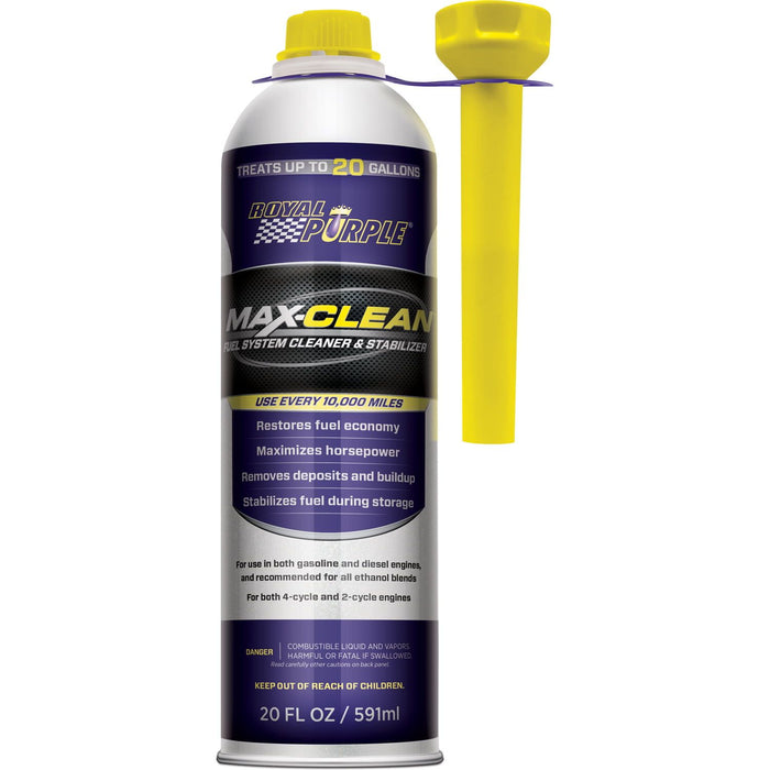 Royal Purple Max-Clean 11722 Fuel System Cleaner Automotive Additive, 20 oz