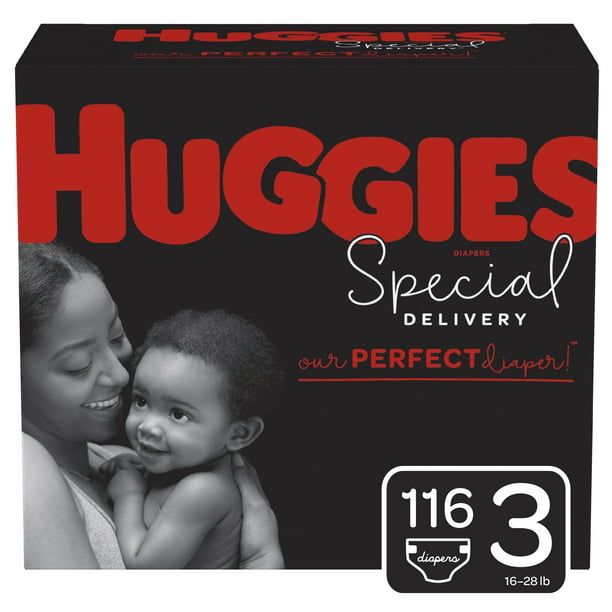 Huggies Special Delivery Hypoallergenic Baby Diapers Size 3; Count 116