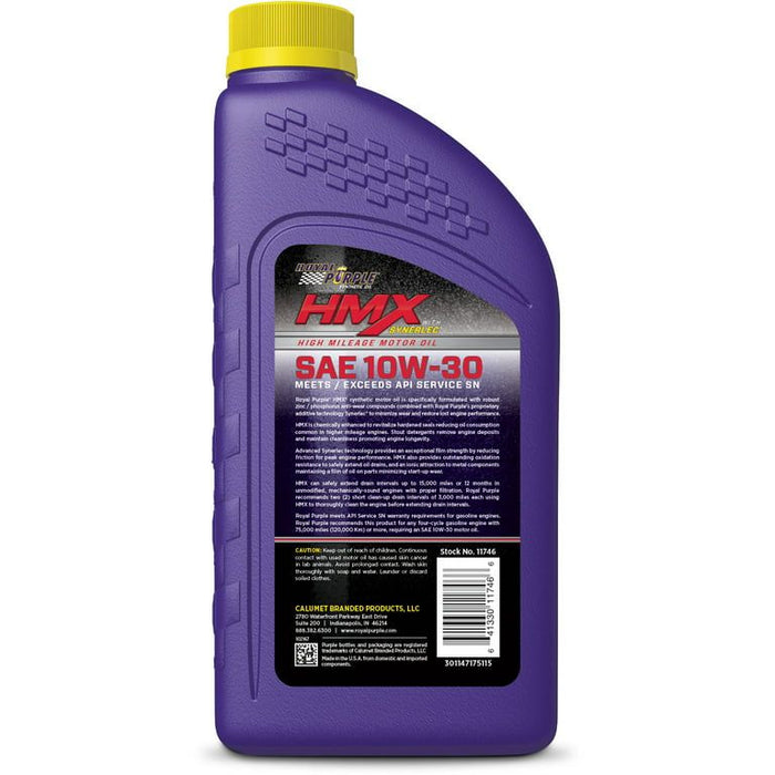 Royal Purple HMX 10W-30 High Mileage Motor Oil, 1 Quart