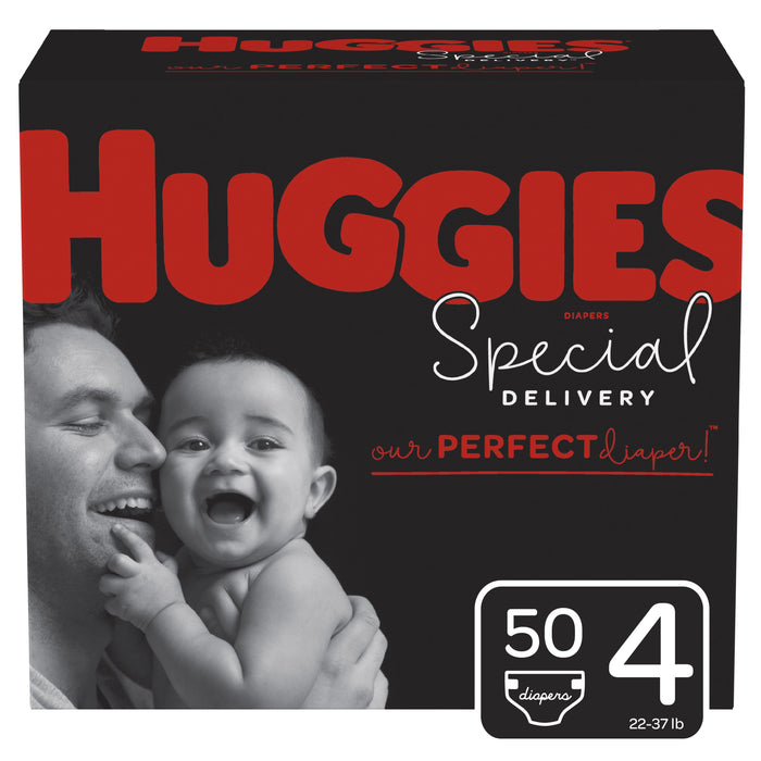 Huggies Special Delivery Hypoallergenic Baby Diapers Size 4; Count 50