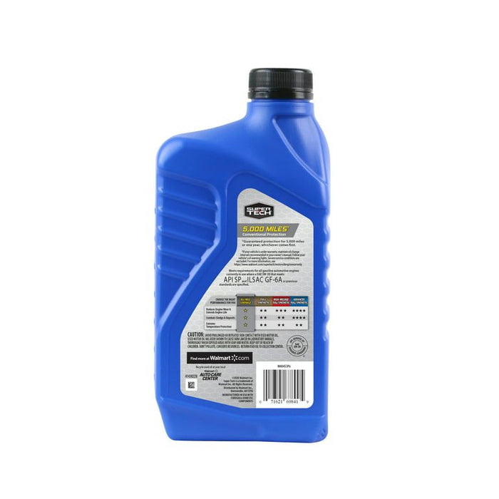 Super Tech All Mileage Synthetic Blend Motor Oil SAE 5W-30, 1 Quart