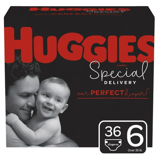 Huggies Special Delivery Hypoallergenic Baby Diapers Size 6; Count 36