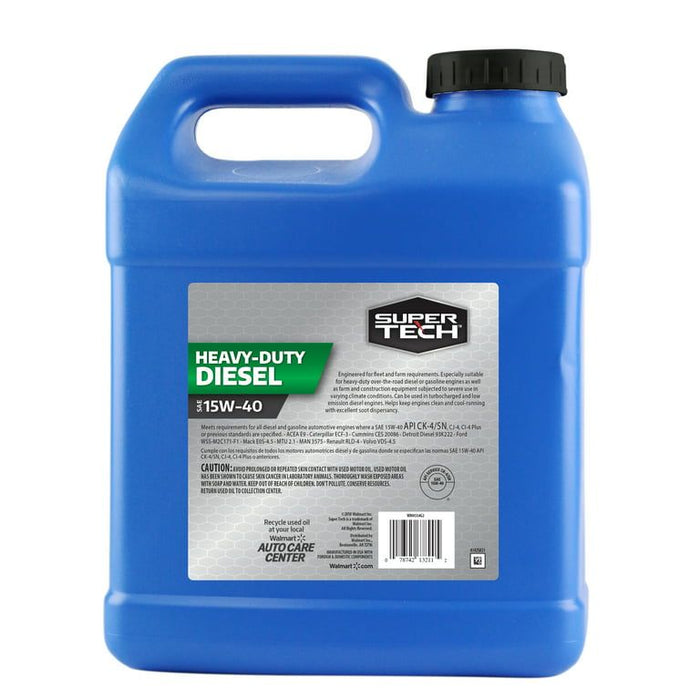 Super Tech Heavy Duty SAE 15W-40 Motor Oil, 7.57 Litre