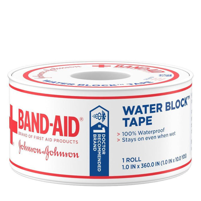 Band-Aid Brand Water Block First Aid Tape – 1 Roll