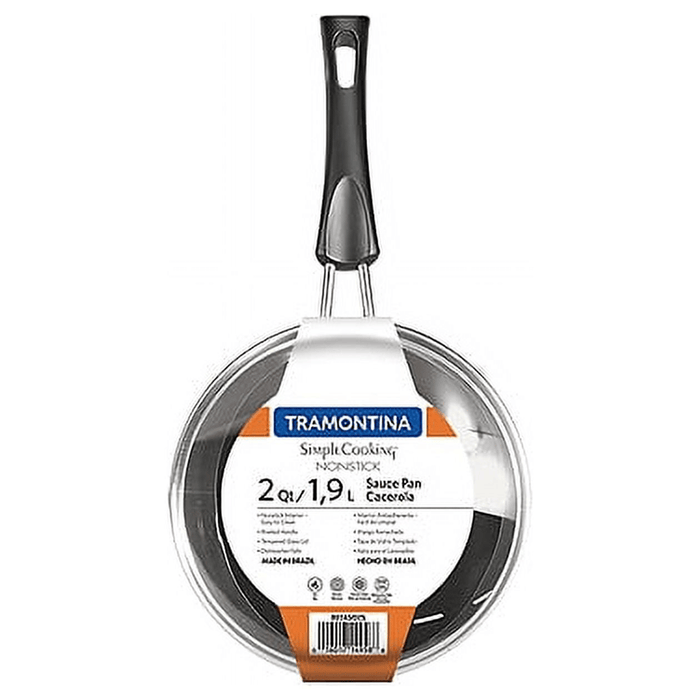 Tramontina 2 Quart Champagne Non-stick Covered Saucepan