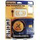 IRWIN 2-3/4 in. L Bi-Metal Door Lock Installation Kit 1 pc.