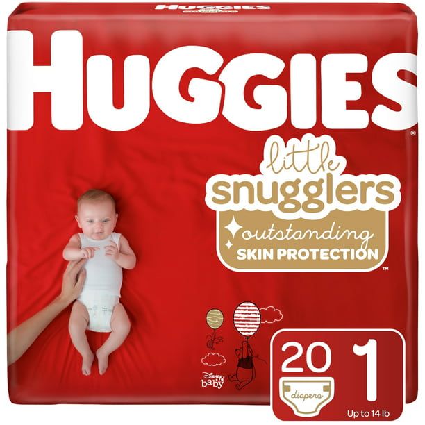 Huggies Little Snugglers Baby Diapers Size 1; Count 20