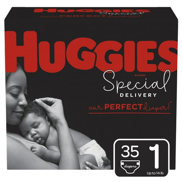 Huggies Special Delivery Hypoallergenic Baby Diapers Size 1; Count 35