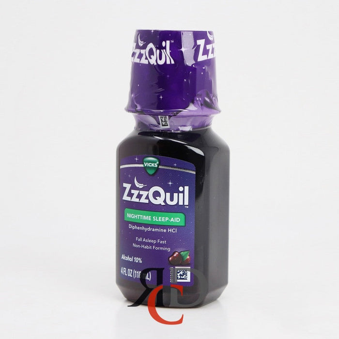 Zzzquil Night Time Sleep -Aid Liquid Warm Berry 4 Oz