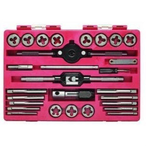 Irwin Hanson 24614 24-pc Fractional Tap & Hex Die Set