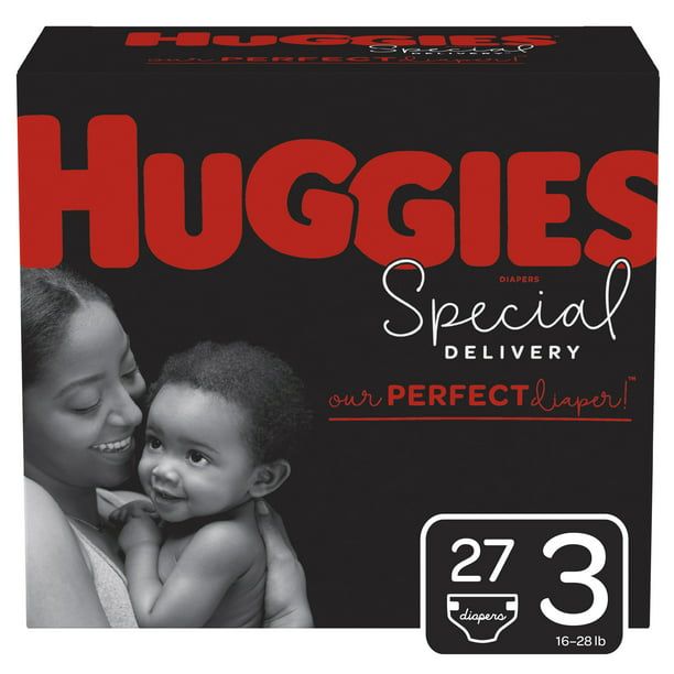 Huggies Special Delivery Hypoallergenic Baby Diapers Size 3; Count 27