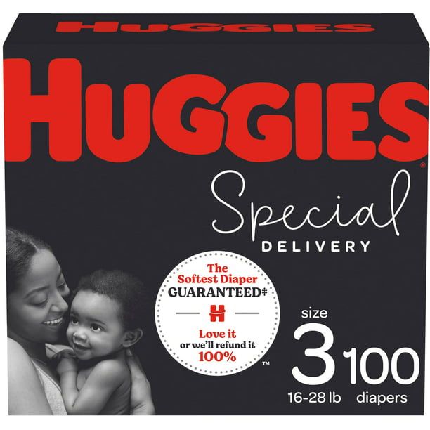 Huggies Special Delivery Hypoallergenic Baby Diapers Size 3; Count 100