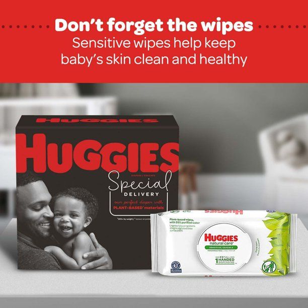 Huggies Special Delivery Hypoallergenic Baby Diapers Size 3; Count 100