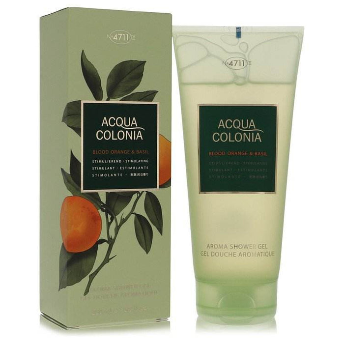 4711 Acqua Colonia Blood Orange & Basil Shower Gel 6.8 oz for Unisex