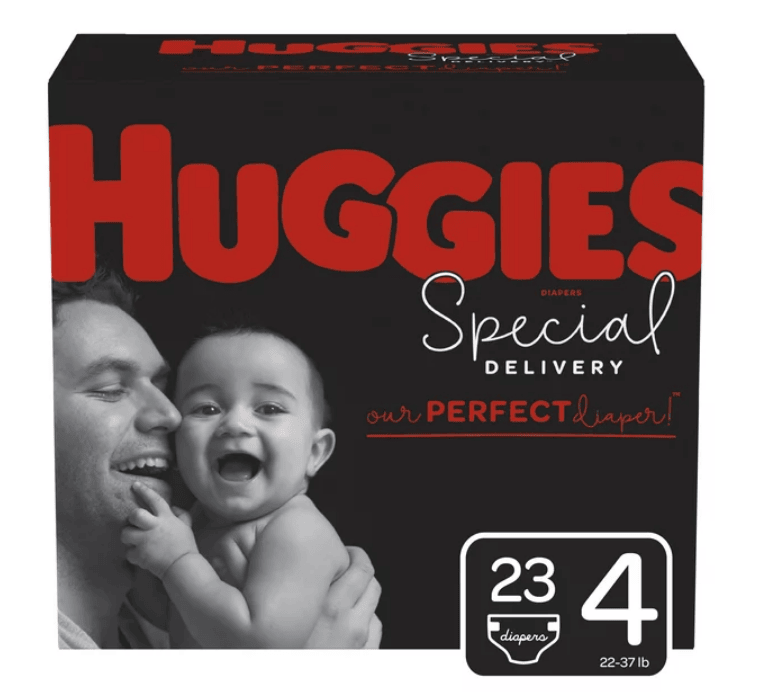 Huggies Special Delivery Hypoallergenic Baby Diapers; Size 4; 23 Ct; Jumbo Pack