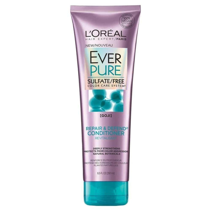 L'Oreal Paris Ever Pure Repair Defend Sulfate Free Conditioner, 8.5 Fl. Oz