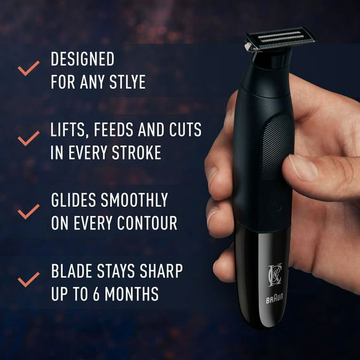 King C. Gillette Men's Style Master Cordless Electric Stubble Trimmer with 4D Blade