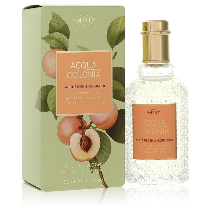4711 Acqua Colonia White Peach & Coriander Eau de Cologne Spray 1.7 oz for Unisex