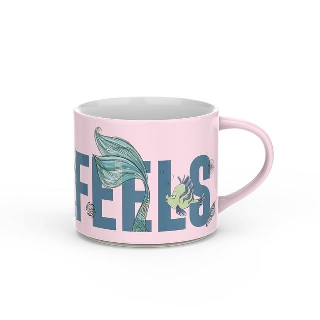 Zak Designs 15oz Color Change Modern Mug, Little Mermaid