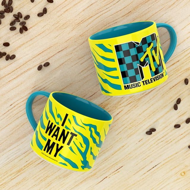 Zak Designs Modern Mug, Decorated, 15 oz