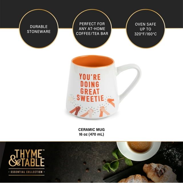 Thyme & Table Sweetie Ceramic Coffee Mug, 20 fl oz