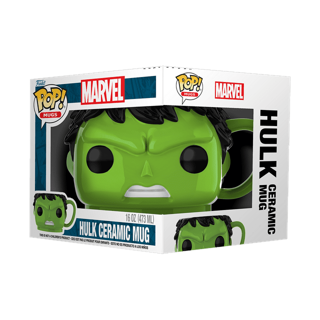 Funko Pop! Mug: Marvel - Hulk Ceramic Mug 16oz (Walmart Exclusive)