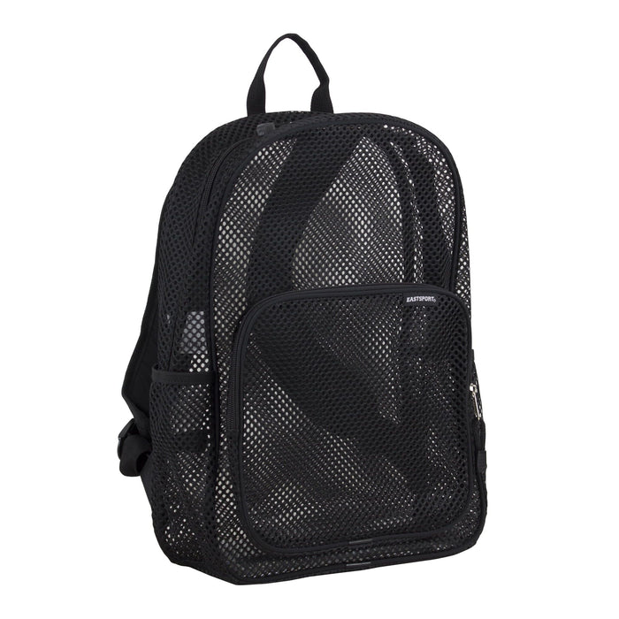 Eastsport Unisex Spirit Mesh Backpack, Black