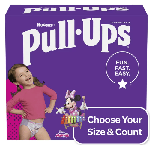 Pull-Ups Girls' Potty Training Underwear Size 5; 3T-4T; 70 Ct